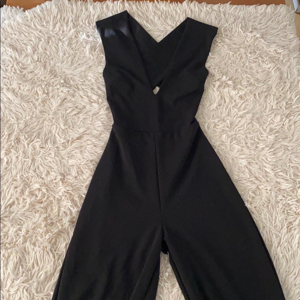 Black LuLu’s jumpsuit